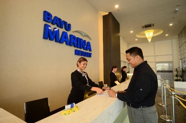 Bayu Marina counter